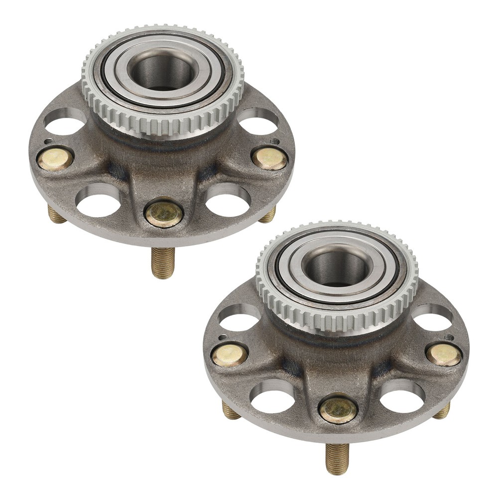 Pair Rear Wheel Hub Bearing for 2004-08 Acura TL & 2003-07 Honda Accord