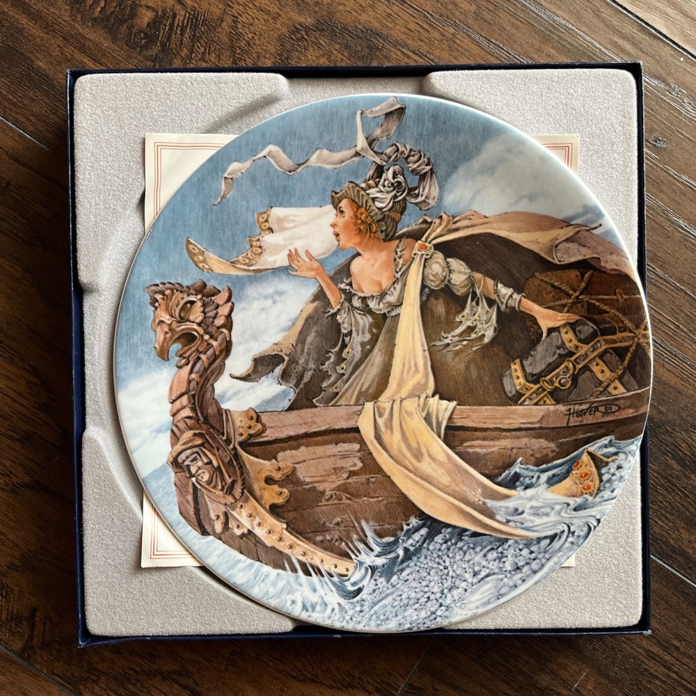 The Canterbury Tales: Man of Laws Tale Longton Crown Pottery Plate (with box)