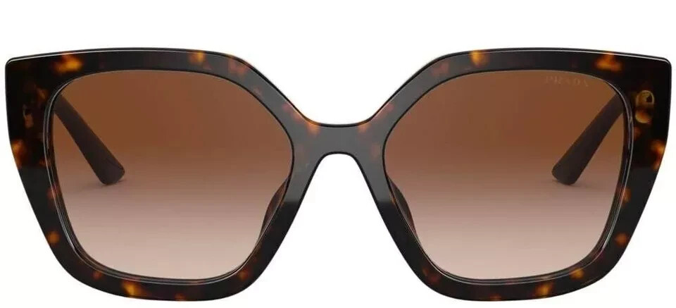 Prada PR 24XS Sunglasses 52mm Havana Black Temples New Women's Luxury