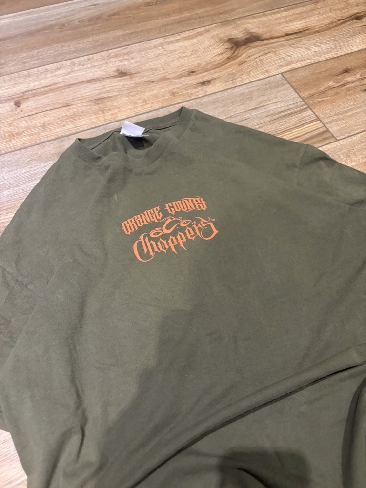 Vintage Y2K Orange County Choppers Motorcycle Tee Shirt Size: XL