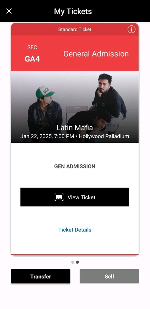 Ticketa Para Latin Mafia