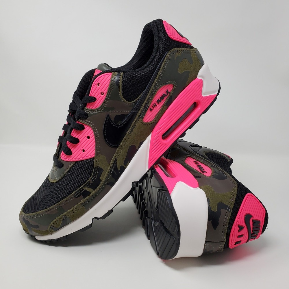 Nike Air Max 90 Premium Camo Sequoia Hyper Pink Men's Size 11.5 IF1721-300
