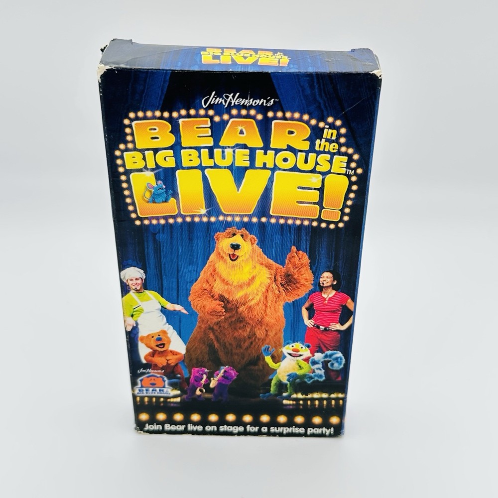 Bear In the Big Blue House - Live (VHS, 2003)