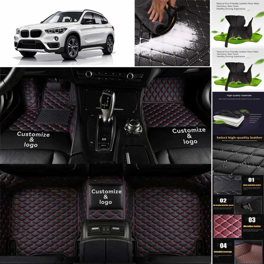 For BMW ix3 ix1 Car Floor Mats Custom Luxury Waterproof Anti-Slip Liners Carpets