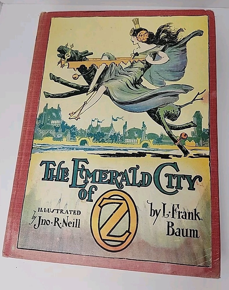 The Emerald City of OZ by L. Frank Baum Reilly & Lee Co. 1910 Vintage READ