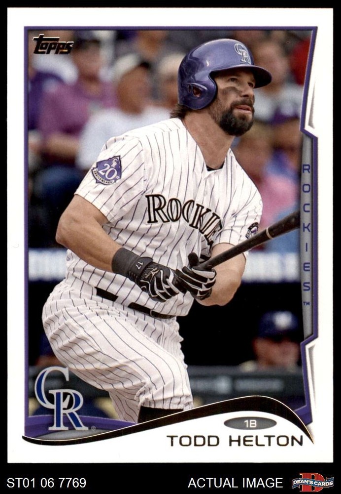 2014 Topps #17 Todd Helton Rockies HOF 8 - NM/MT