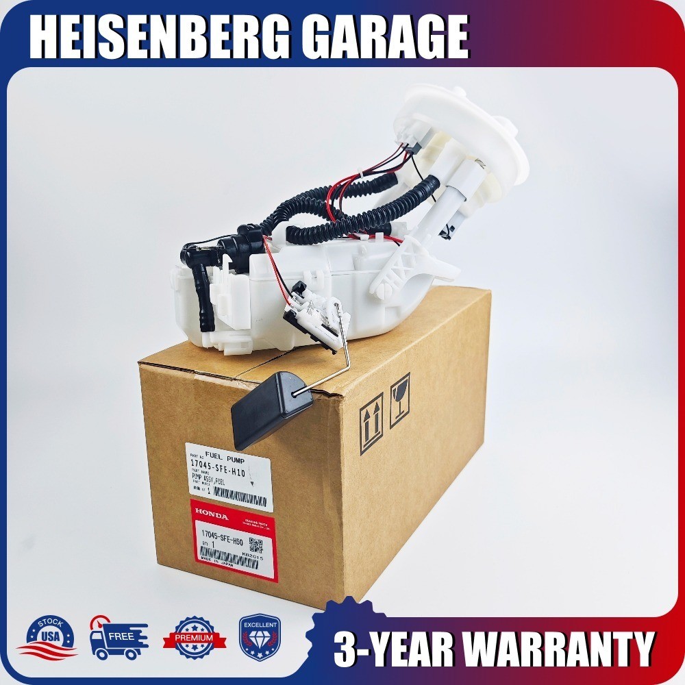 OEM Fuel Pump Assembly 17045-SFE-H50 For 01-05 Honda Civic L4 1.3L 1.7L E8566M
