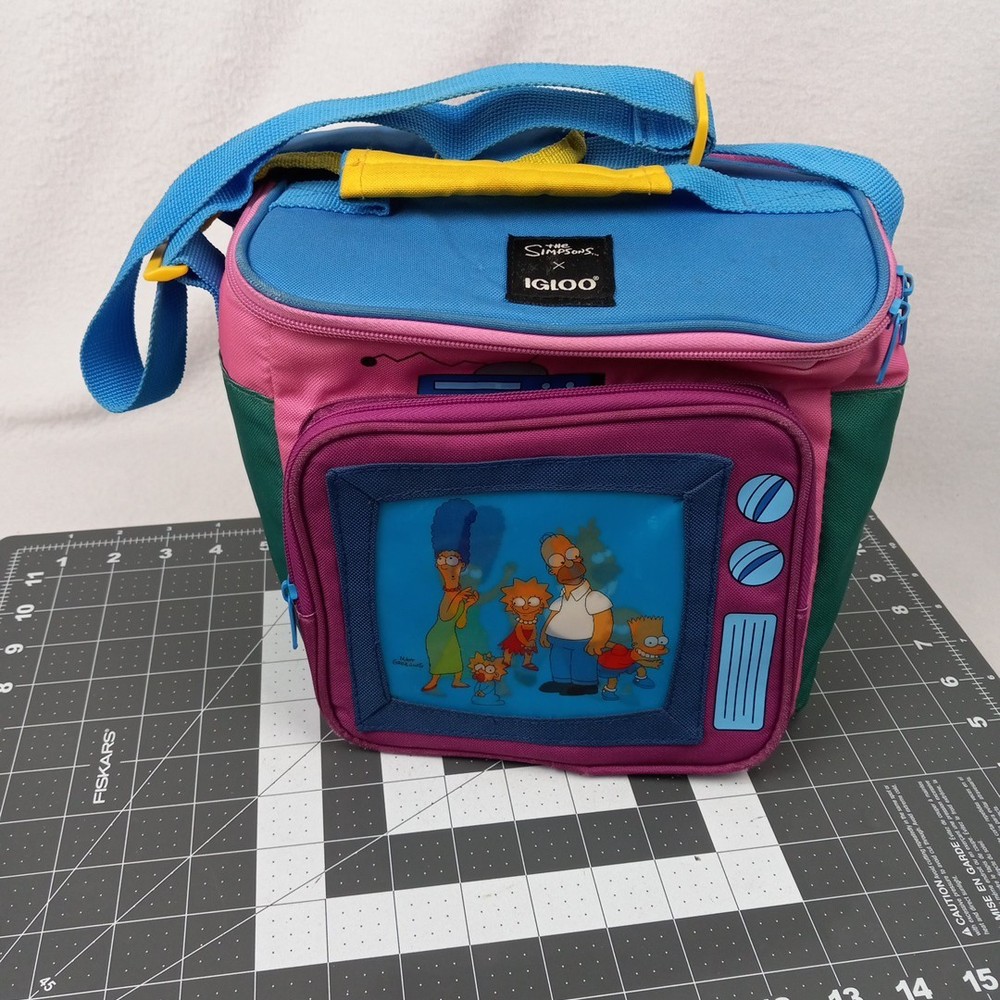 The Simpsons Igloo Classic Family Square Lunch Cooler Bag Collectible