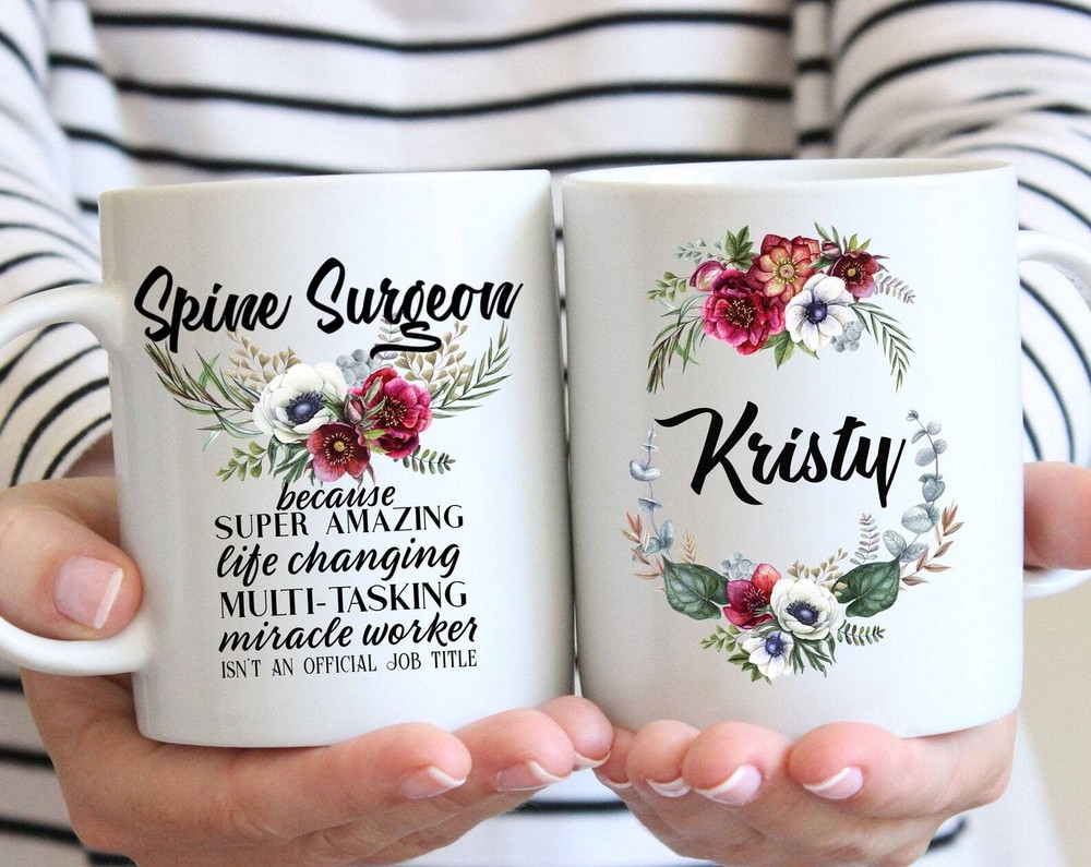 Personalized Spine Surgeon Gift For Women L Retirement Thank You Appreciation