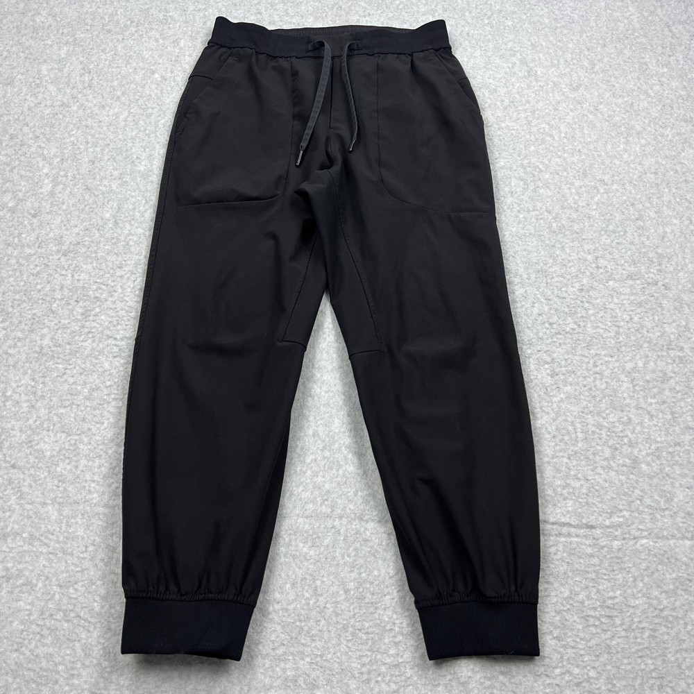 Lululemon ABC Jogger Mens S (27x19) Black Warpstreme Stretch Active Pants M5574S