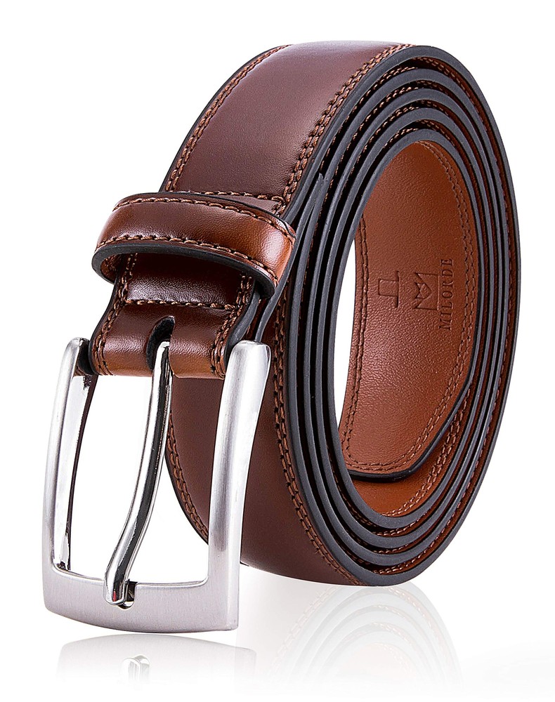 Brown Belt for Men, Fashion & Classic Design for Dress and Causal (Size 36 (W...