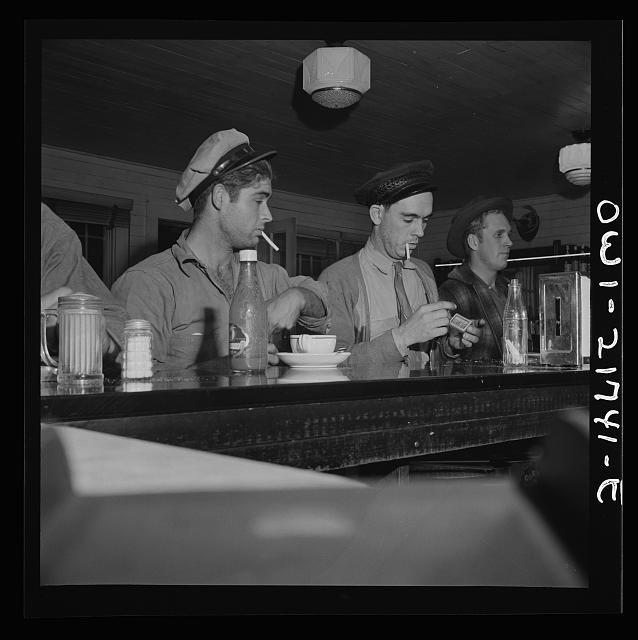 Pearlington Mississippi 1943 Truck Drivers Coffee Stop U.S. Highway 90