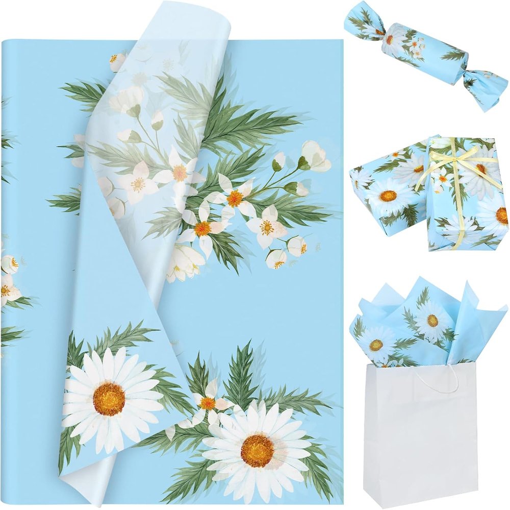 100 Sheets Tissue Paper for Gift Bags, 19.5