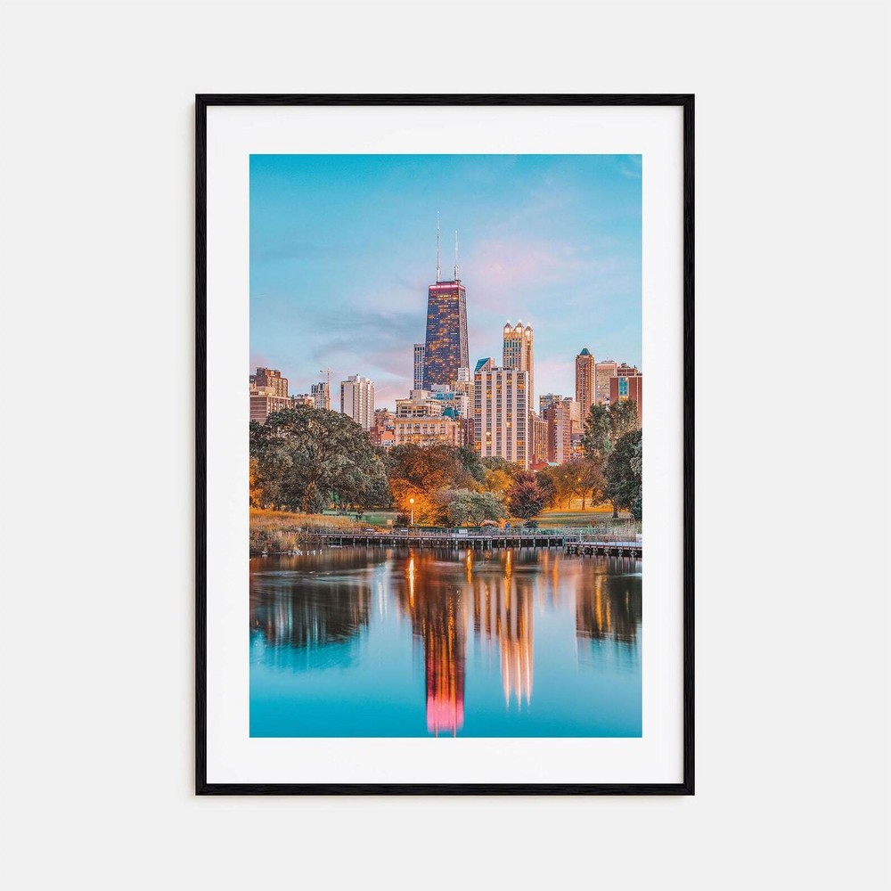 Lincoln Park Colorful Poster Print No 1 Lincoln Park Photo Art Lincoln Park