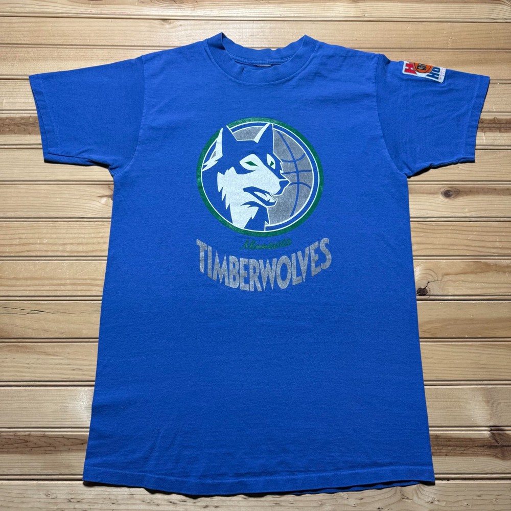 Vintage 90s Minnesota Timberwolves NBA Hot Hoops Basketball T-Shirt Size Medium