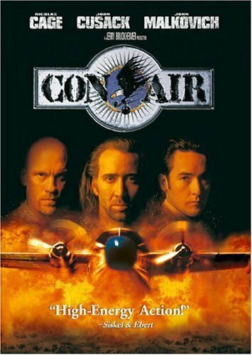 Con Air (DVD 1995 Widescreen) Nicolas Cage, John Cusack, John Malkovich