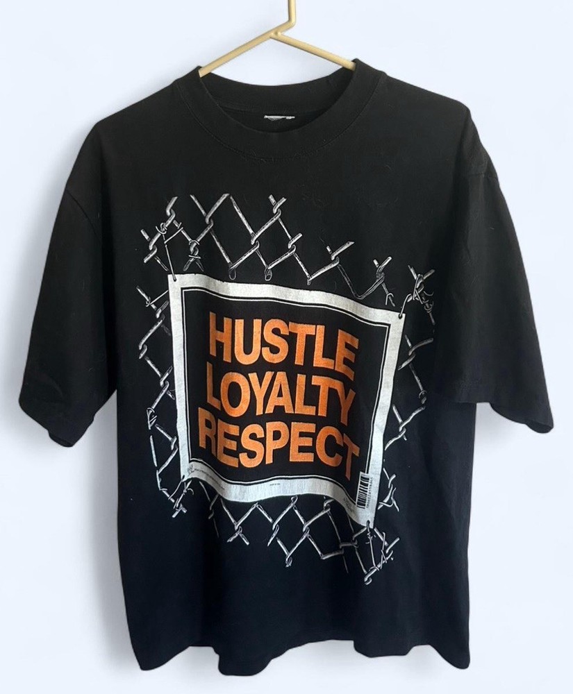 Vintage Y2K WWE John Cena Hustle Loyalty Respect Big Dog Shirt Size XL