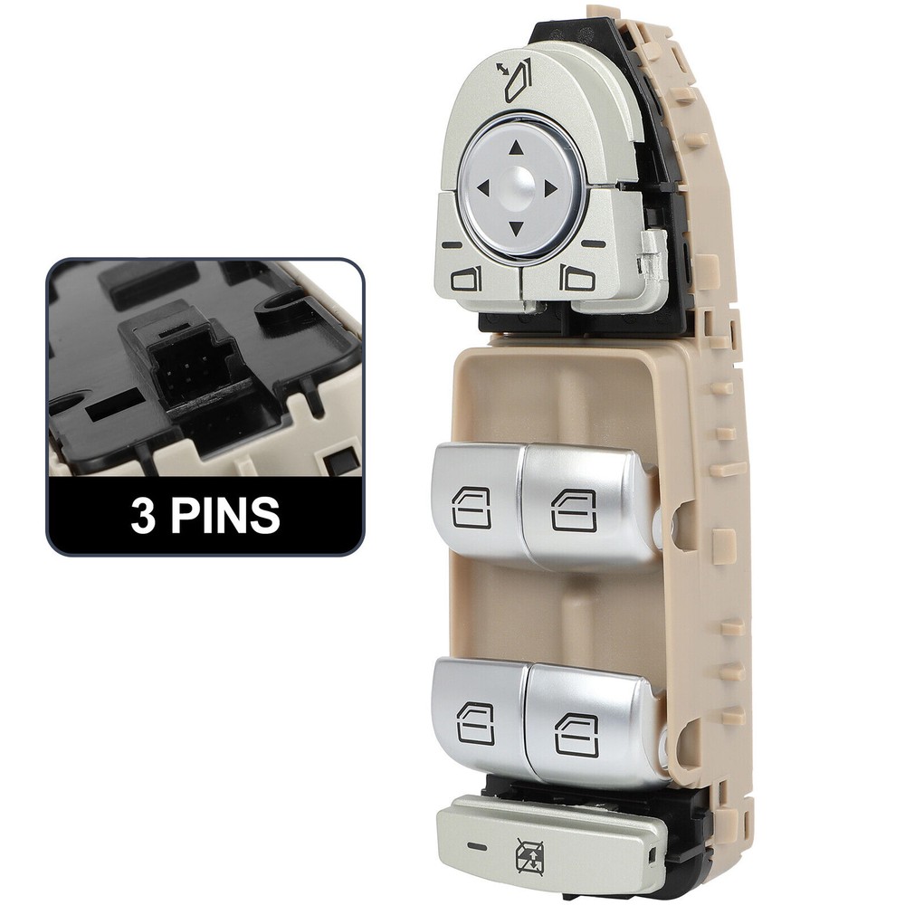 Power Window Switch Master Front Left For Mercede-Benz C300 GLC300 C43 2015-2018