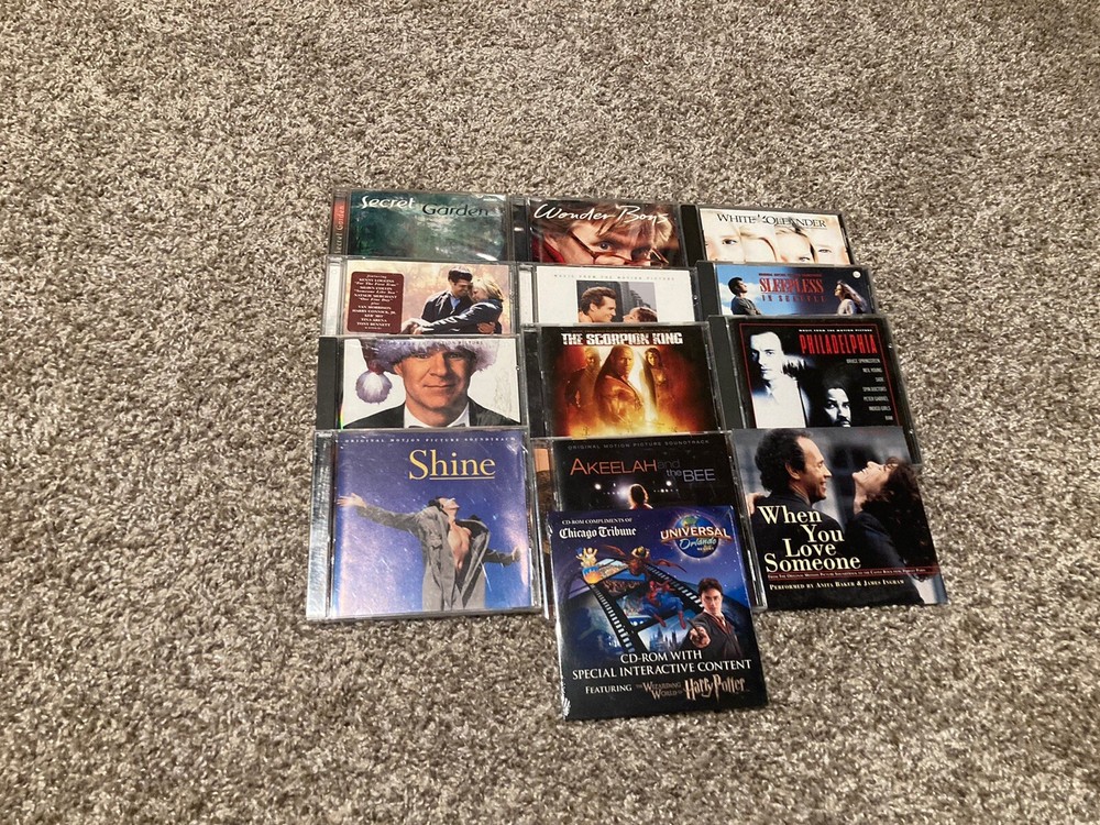Movie Soundtrack Lot Of 12 + Demo Disc
