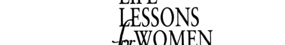 Life Lessons for Women by Francis, Cindy, Acceptable Book