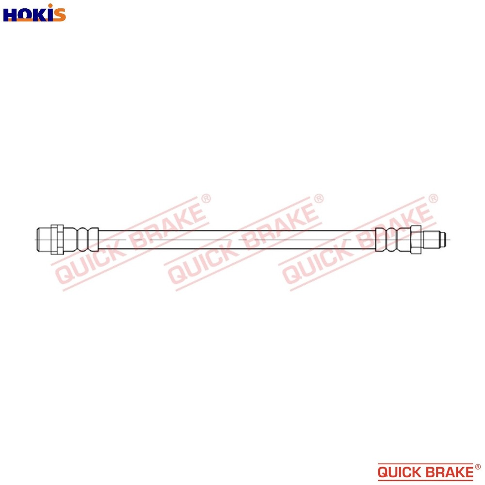 BRAKE HOSE 37.043 FOR MERCEDES-BENZ SPRINTER/3-t/Van/Platform/Chassis/Bus/4-t