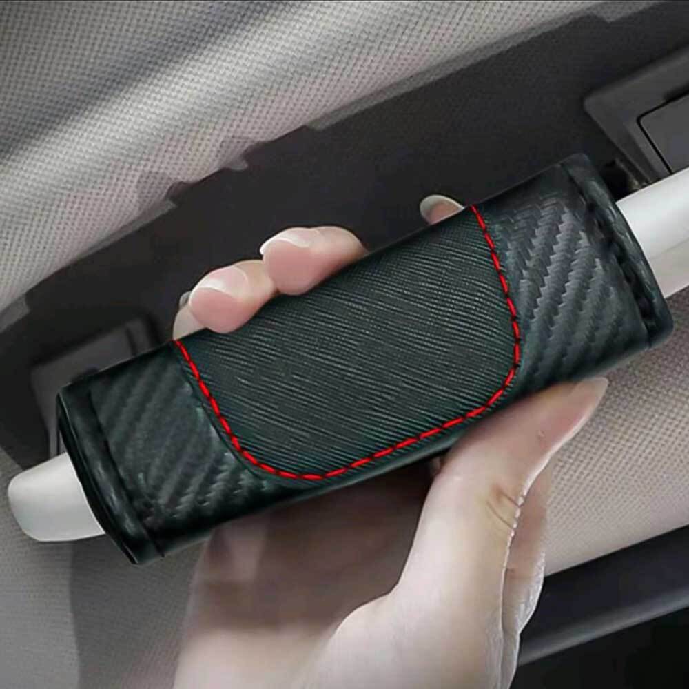 2X Car Roof Pull Gloves Cover Handrail Armrest Handle Protector Auto Accessories