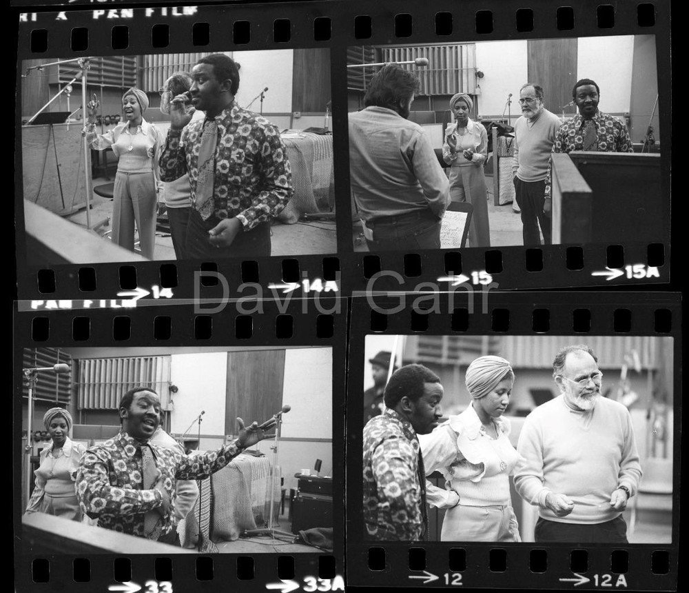 1974 Aretha Franklin Bernard Dupree Jerry Wexler Original 4 Negative Lot B737