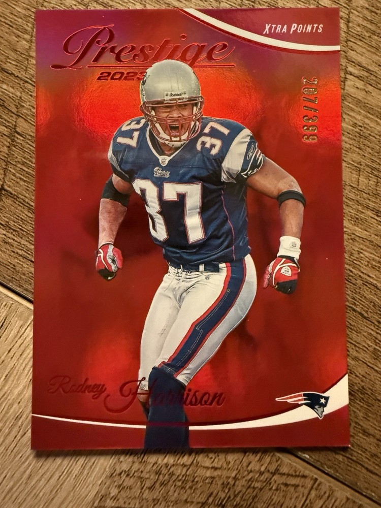2023 Panini Prestige - Rodney Harrison #202 Xtra Points Premium Red /399