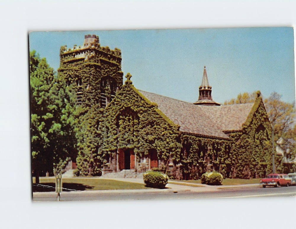 Postcard South Methodist Church Manchester Connecticut USA