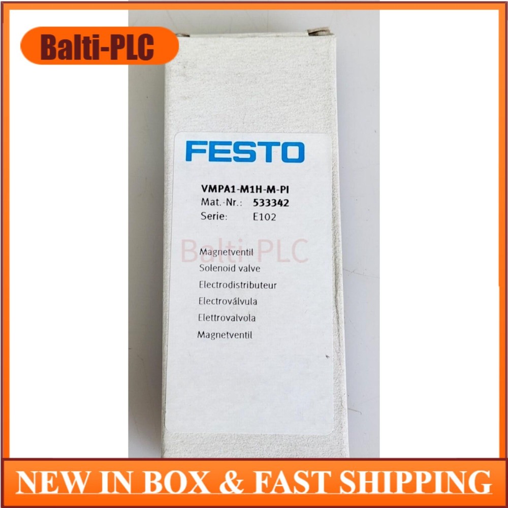 New VMPA1-M1H-M-PI Festo 533342 Fast Shipping Air Solenoid Valve