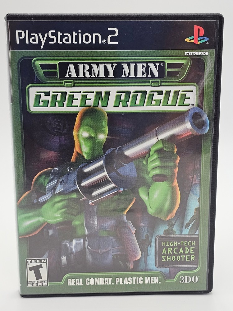 Sony Playstation 2 PS2 Army Men Green Rogue CIB Cleaned & Tested