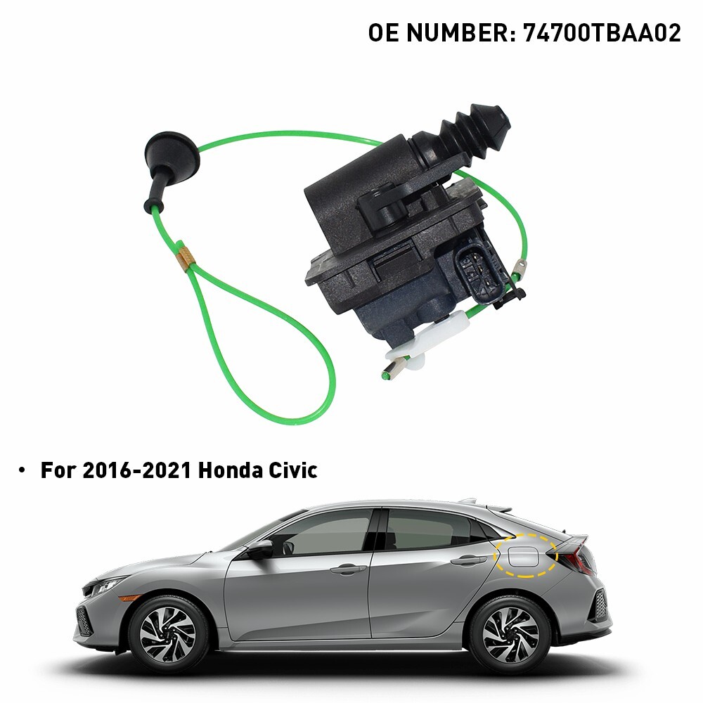 2016-2021 Honda Civic Fuel Lid Actuator Gas Door Assembly 74700TBAA02