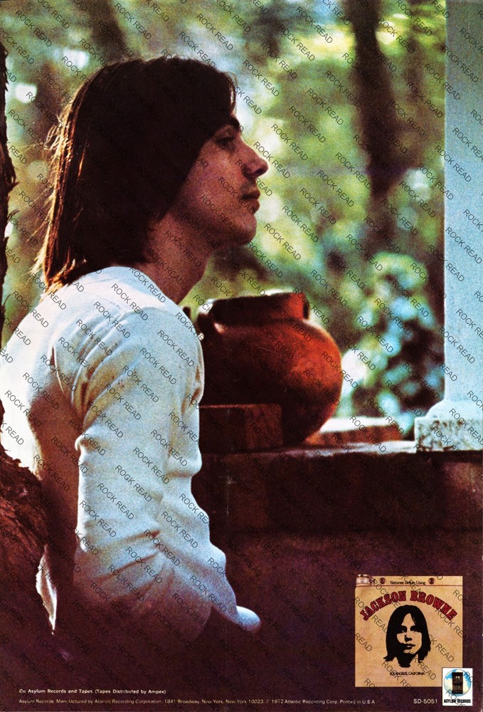 Jackson Browne-Debut Album 1972  Promo Poster