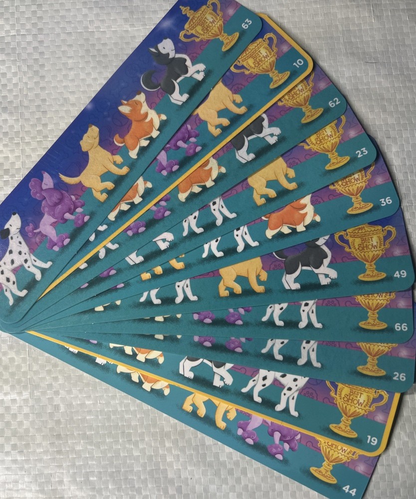 Doggie Showdown Ten (10) Double-Sided Puzzle Cards MindWare Replacement 2023