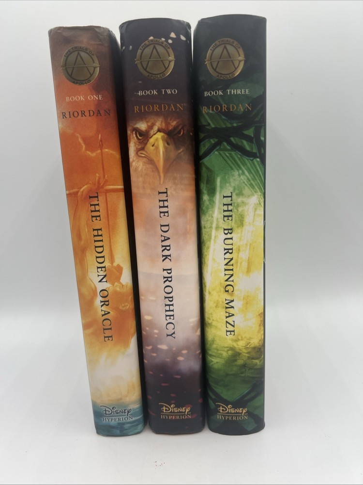 NEW The Trials of Apollo Books 1 - 3 Hardcover Set By: Rick Riordan