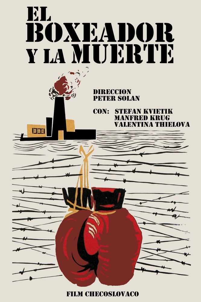 4651.El boxeador y la muerte.boxing gloves.movie.POSTER.Decoration.Graphic Art