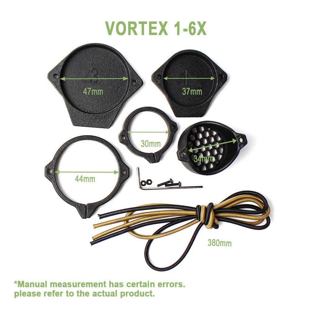 Tactical Flip-Up Lens Cap Cover for VORTEX 1-6X Rifle Scope by SOTAC GEAR