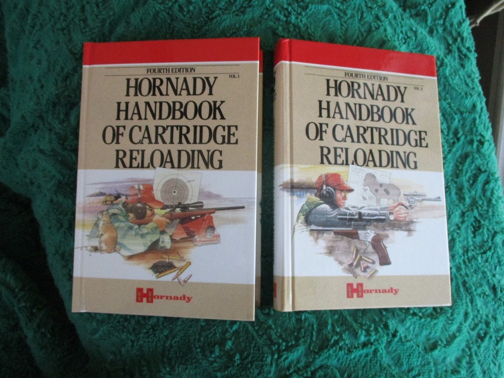Hornady Handbook Cartridge Reloading - 4th Edition 2 Vols Like New ME