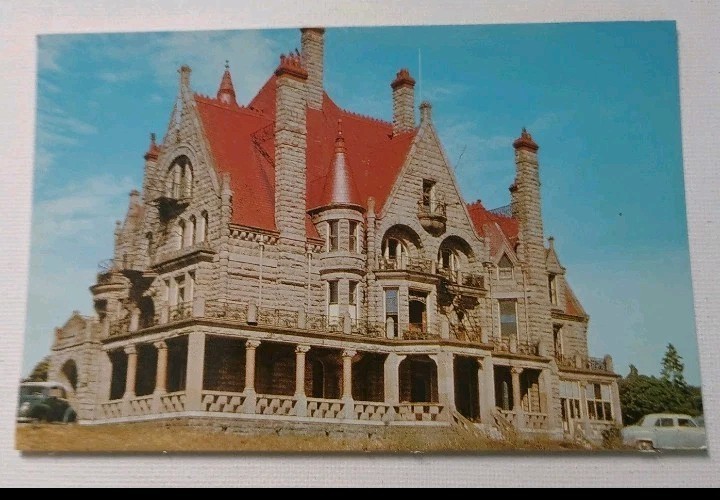 Craigdarroch Castle Victoria BC British Columbia Vintage Postcard Canada