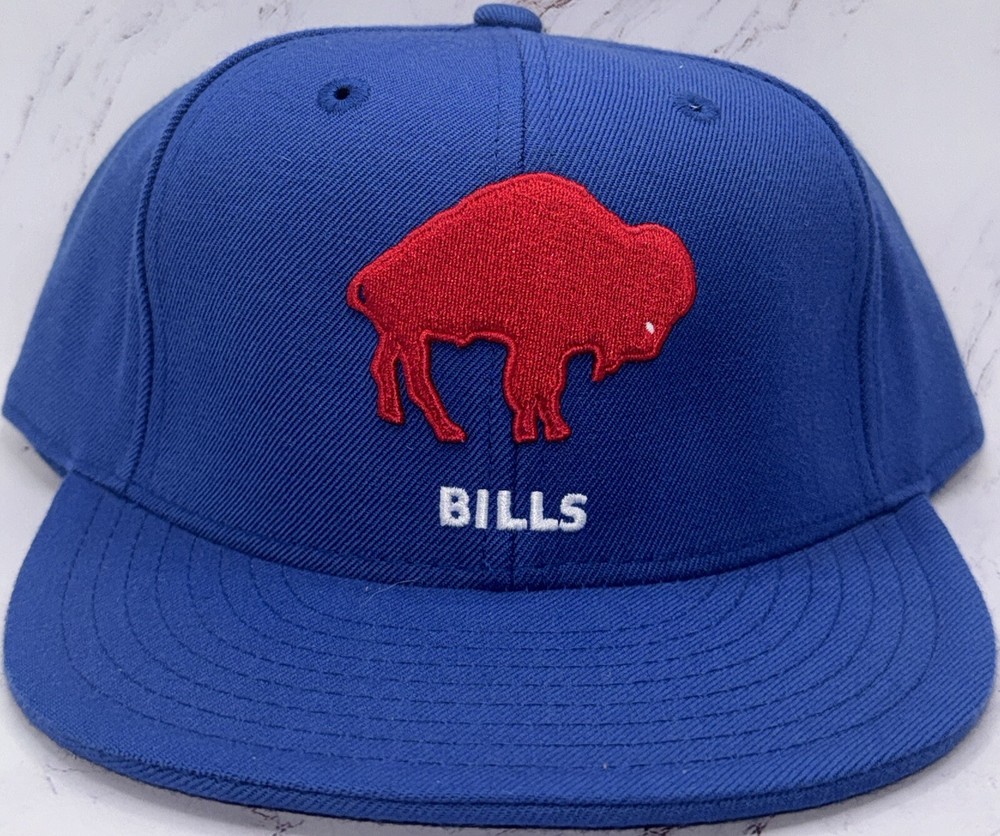 NFL Gridiron Classic Buffalo Bills Reebok Fitted Cap Hat Blue Sz 7 5/8 VTG 2002