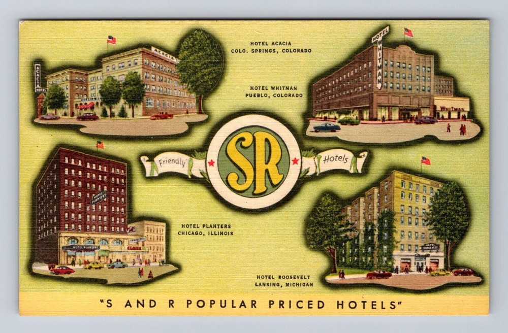 Chicago IL-Illinois, Hotel Planters, Antique, Vintage Postcard