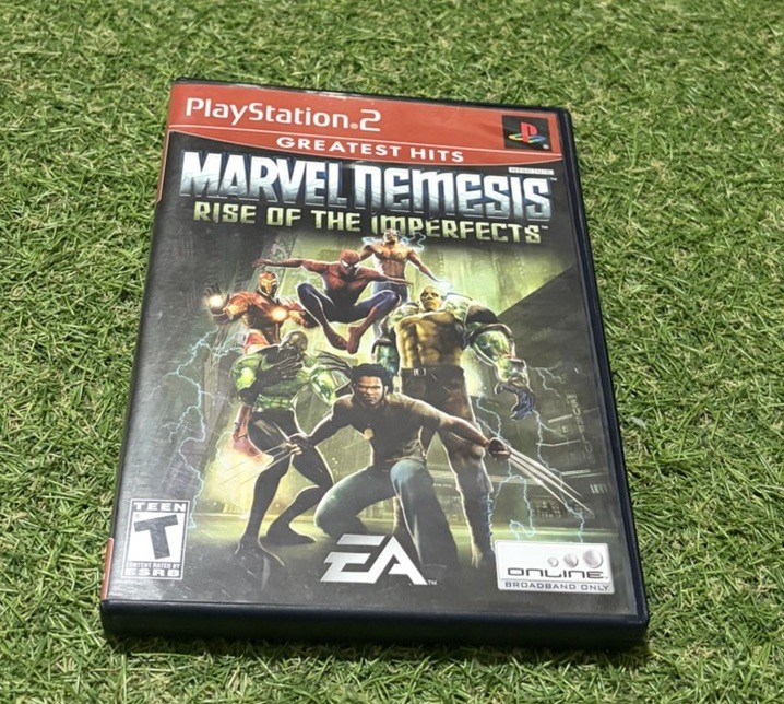 Marvel Nemesis: Rise of the Imperfects (PlayStation 2) CIB w/ Manual Tested