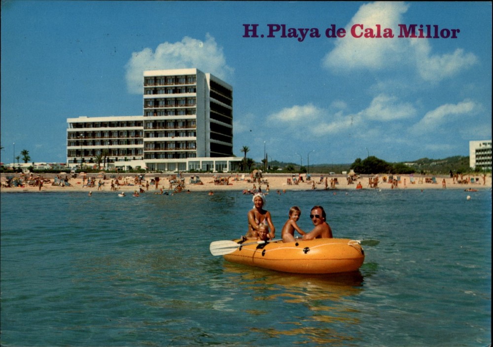 Hotel Playa de Cala Millor Mallorca vintage postcard s988