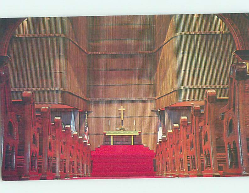 Unused Pre-1980 CHURCH SCENE Council Bluffs Iowa IA m/09 A6781