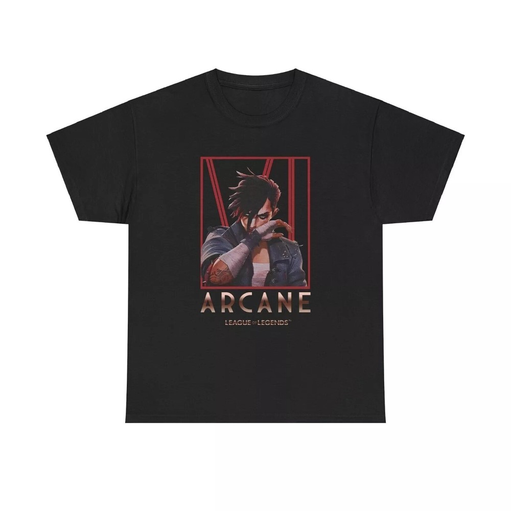 Arcane VI League Of Legends T-Shirt Size S-3XL N1412106