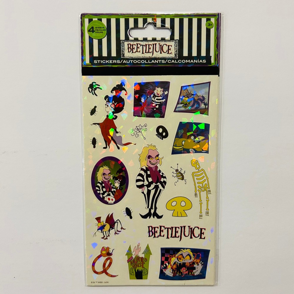 BEETLEJUICE Stickers by Sandylion | Glossy + Holographic 4 sheets