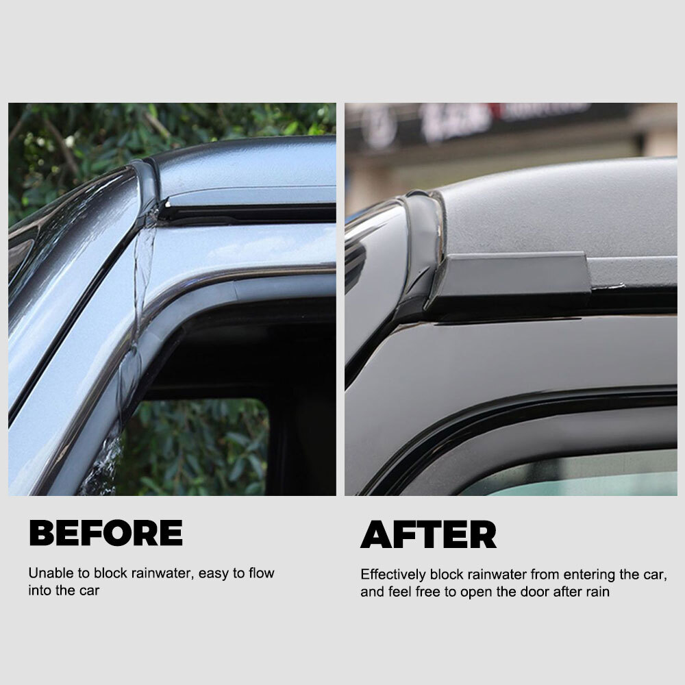 Water Rain Gutter Extension Fit Jeep Wrangler JL 2018 2019 2020 2021 Accessories