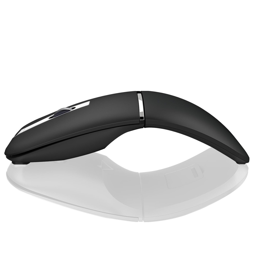 Bluetooth カーブマウス ワイヤレス サイレントマウス 充電式 Bluetooth&2.4G デュアル...