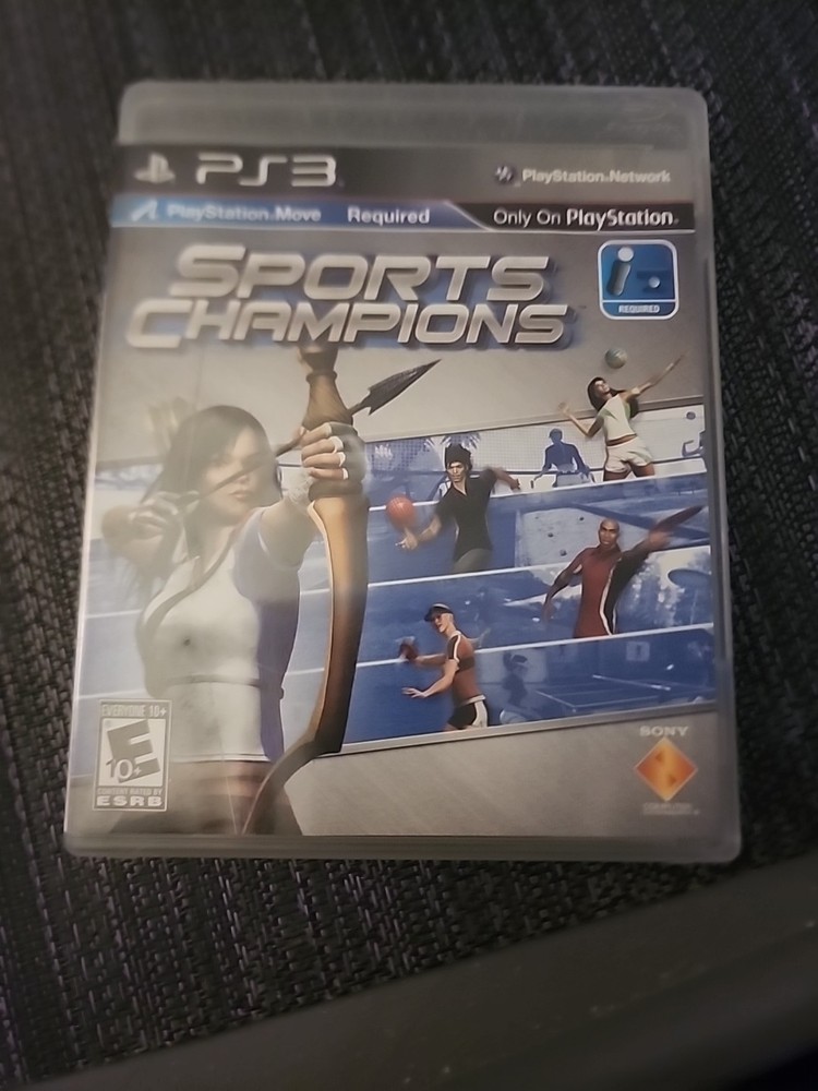 SONY PLAYSTATION 3 SPORTS CHAMPIONS PS3 MOVE. PlayStation Move Req’d. Has Manual