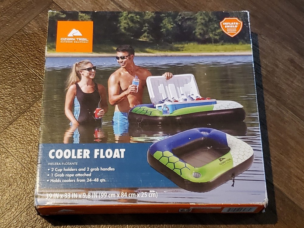 Ozark Trail Cooler Float 24-48 Qt Coolers INFLATA-SHIELD PUNCTURE RESISTANT